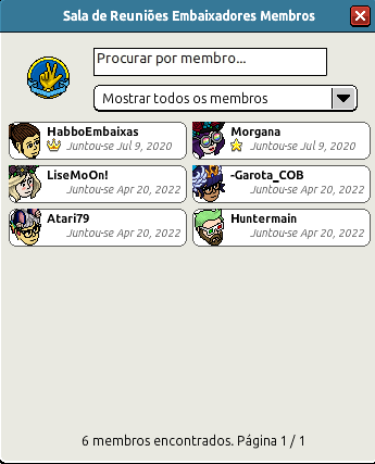 Evidência da adesão de 2 novos membros.